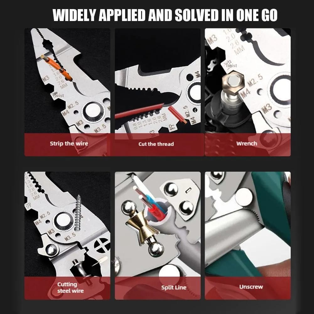 16 In 1 Plier Strong Multi Functional Compact Tool