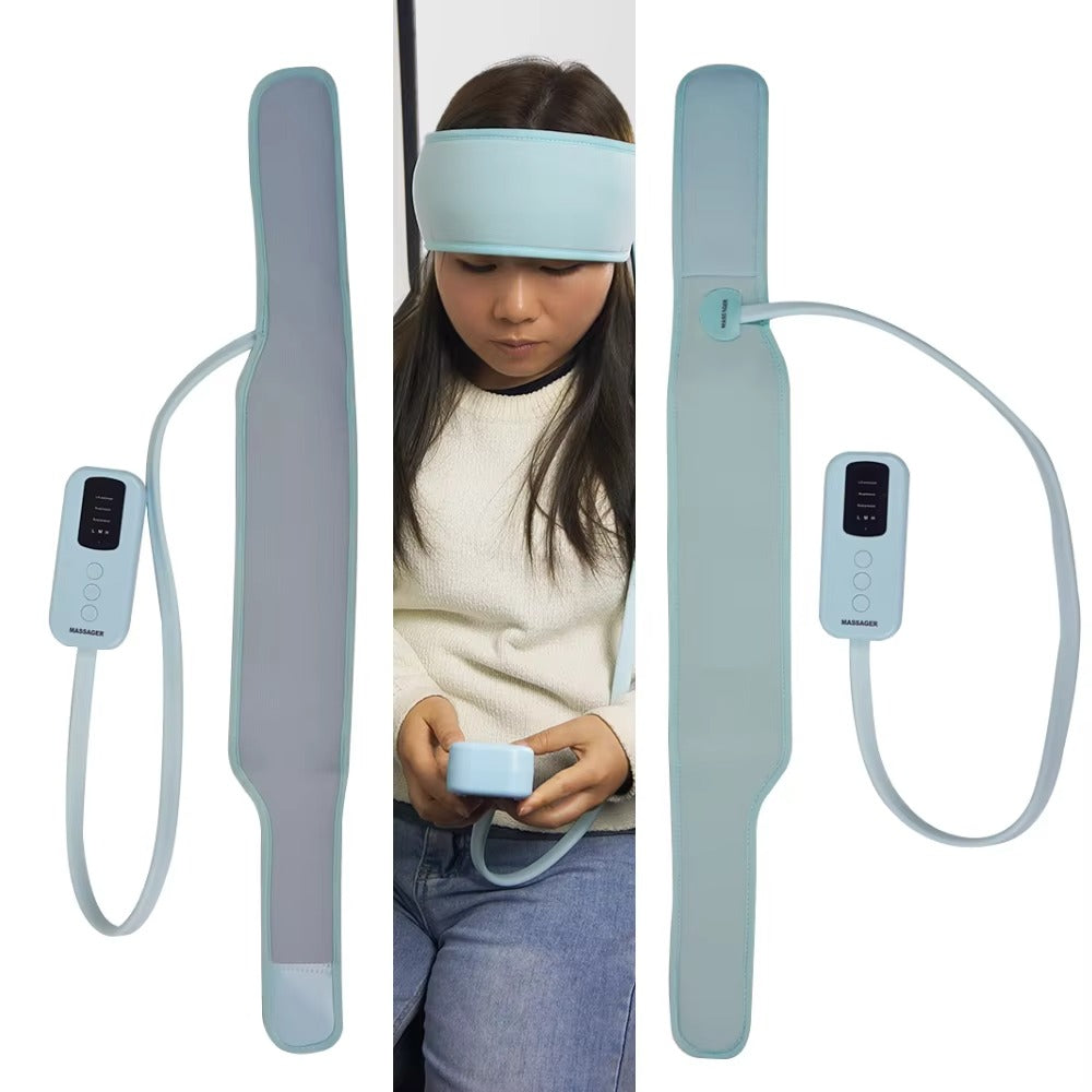 Electric Head Massager With Air Compression Kneading Heat Therapy