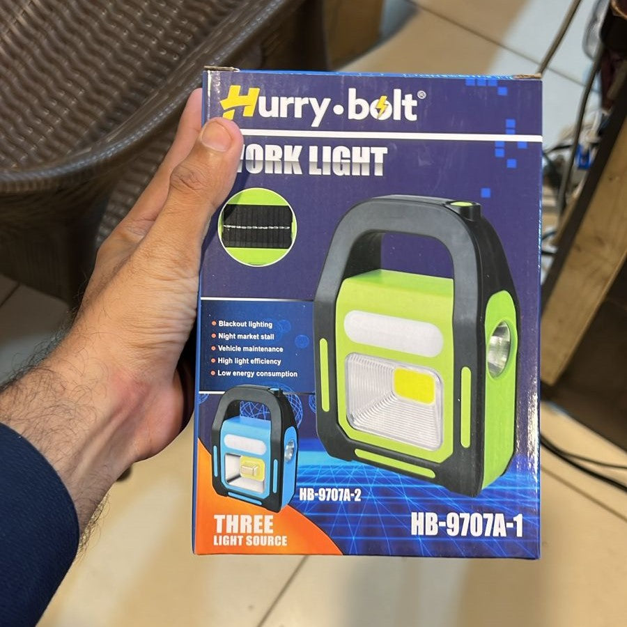 Emergency Rechargeable LED Light With Solar Panel