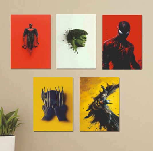 5 Frame Wall Art Set