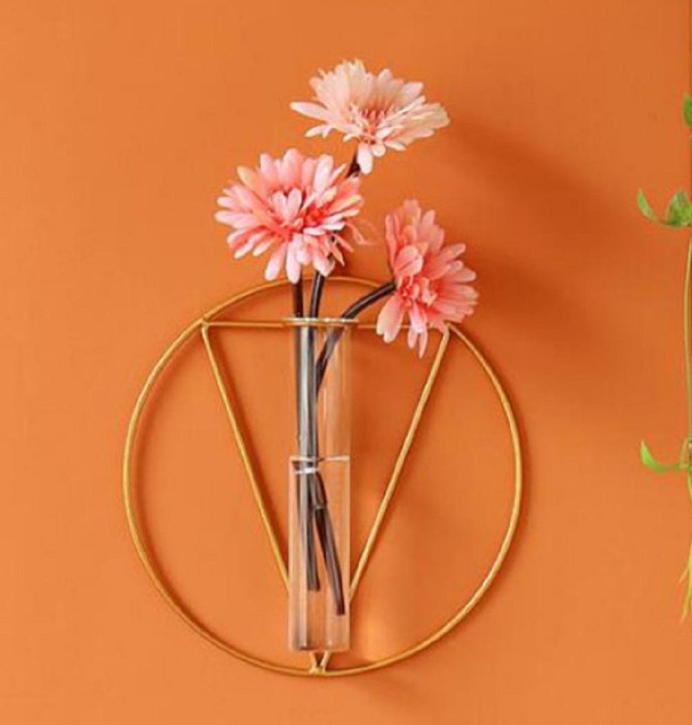Golden Mirror Vase for Home Decor
