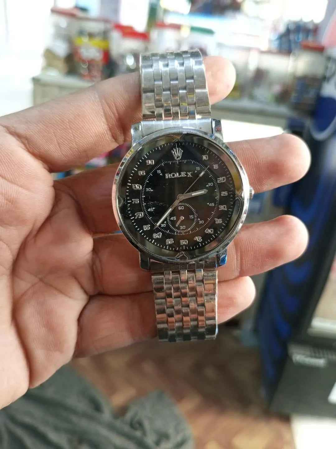 Rolex Style Stainless Steel Watch