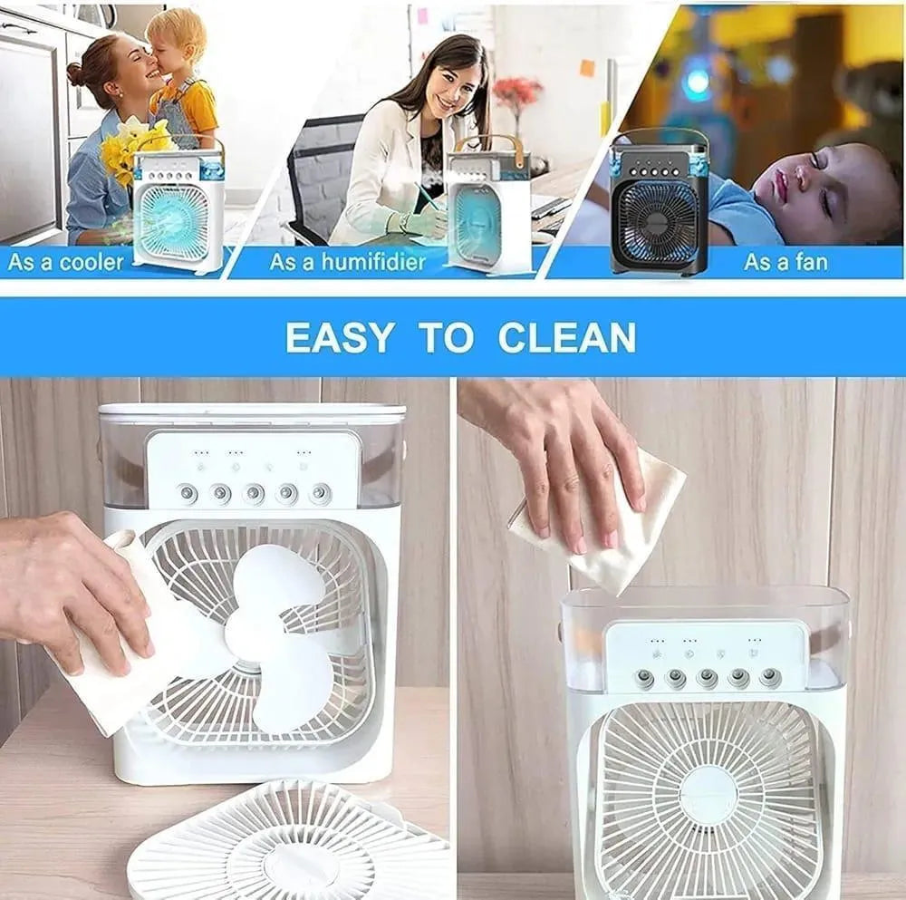 Portable Mini Air Cooler with USB Charging