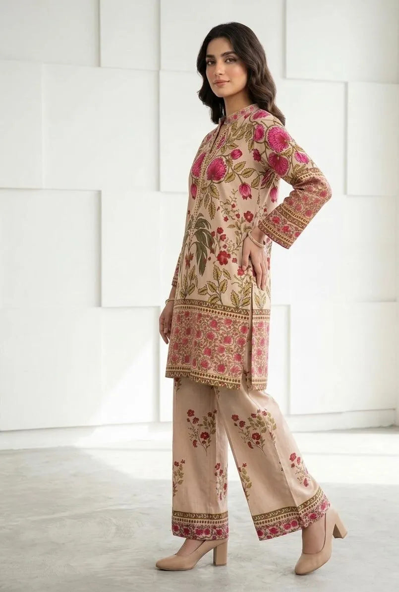 Women's Stitched Silky Lawn Printed 2 Pcs